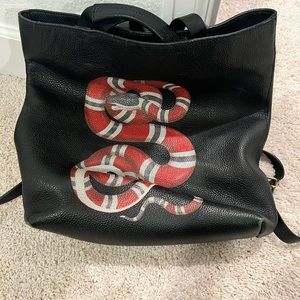 Gucci snake backpack